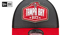 Buccaneers 2021 NFL TRUCKER DRAFT 940 SNAP Hat by New Era - 3rd View