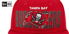 Buccaneers 2023 NFL DRAFT Red Fitted Hat by New Era - 3rd View