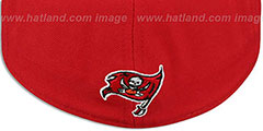 Buccaneers NFL-SHIELD Red Fitted Hat by Reebok - 3rd View