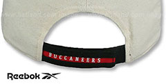 Buccaneers OLD TIMER Oatmeal-Black Hat by Reebok - 3rd View