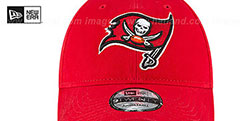 Buccaneers SUPER BOWL LV CHAMPS STRAPBACK Red Hat by New Era - 3rd View