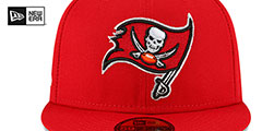 Buccaneers SUPER BOWL XXXVII CITRUS POP Red-Yellow Fitted Hat by New Era - 3rd View