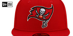 Buccaneers SUPER BOWL XXXVII SIDE-PATCH Red Fitted Hat by New Era - 3rd View