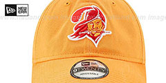 Buccaneers THROWBACK CORE-CLASSIC STRAPBACK Orange Hat by New Era - 3rd View