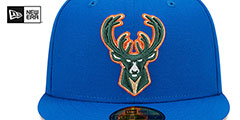 Bucks 22-23 ALTERNATE CITY-EDITION Fitted Hat by New Era - 3rd View