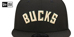 Bucks STATEMENT SNAPBACK Black Hat by New Era - 3rd View