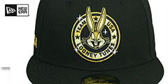 Bugs Bunny TEAM USA Black Fitted Hat by New Era - 3rd View