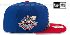 Bullets 2001 NBA ALL-STAR SNAPBACK Hat by New Era - 3rd View