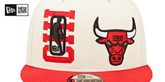 Bulls 2022 NBA DOUBLE WHAMMY DRAFT SNAPBACK Hat by New Era - 3rd View