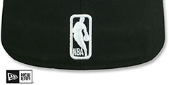 Bulls 2023 NBA TIP OFF Black-White Fitted Hat by New Era - 3rd View