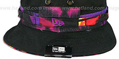 Bulls ADVENTURE SUNSET Black Bucket Hat by New Era - 3rd View