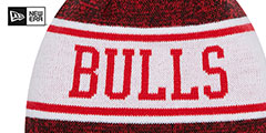 Bulls BANNER Knit Beanie Hat by New Era - 3rd View