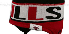 Bulls CRAYON BOX Knit Beanie Hat by New Era - 3rd View