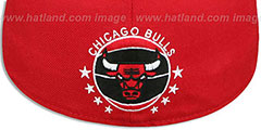 Bulls DERRICK ROSE 1 Red-Black Fitted Hat by New Era - 3rd View