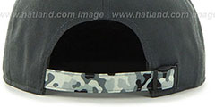 Bulls DRYTOP STRAPBACK Grey-Black Hat by Twins 47 Brand - 3rd View