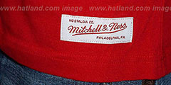 Bulls EARTHQUAKE Red T-Shirt by Mitchell and Ness - 3rd View