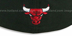 Bulls ESPN INNER LOCKED Black-Red Fitted Hat by New Era - 3rd View