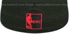 Bulls GEOMET TRICK Black Fitted Hat by New Era - 3rd View