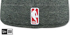 Bulls HEATHER-HUGE Grey-Black Fitted Hat by New Era - 3rd View