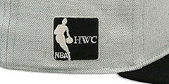 Bulls HWC SATCHEL SNAPBACK Grey-Black Adjustable Hat by Twins 47 Brand - 3rd View