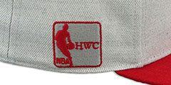 Bulls HWC SATCHEL SNAPBACK Grey-Red Adjustable Hat by Twins 47 Brand - 3rd View