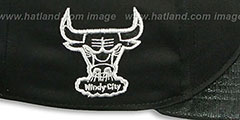 Bulls JULIGUNK STRAPBACK Black-Silver Hat by Twins 47 Brand - 3rd View