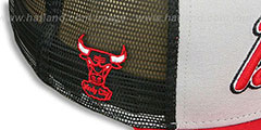 Bulls MARK-MESH A-FRAME SNAPBACK Hat by New Era - 3rd View