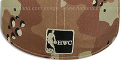 Bulls MIGHTY-XL Desert Storm Camo Fitted Hat by New Era - 3rd View