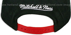 Bulls NATIVE-STRIPE SNAPBACK Black Hat by Mitchell and Ness - 3rd View