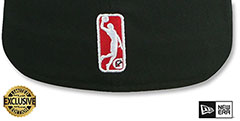 Bulls NBA G-LEAGUE Black-Red Fitted Hat by New Era - 3rd View