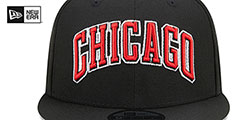 Bulls STATEMENT SNAPBACK Black Hat by New Era - 3rd View