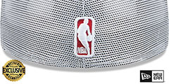 Bulls TEAM-BASIC TRUCKER White Fitted Hat by New Era - 3rd View