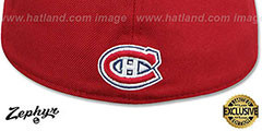 Canadiens SHOOTOUT Red Fitted Hat by Zephyr - 3rd View