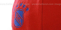 Canadiens SURE-SHOT SNAPBACK Red Hat by Twins 47 Brand - 3rd View