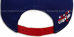 Capitals NE-NC DOUBLE COVERAGE SNAPBACK Hat by New Era - 3rd View