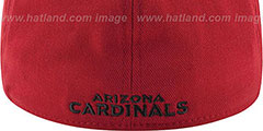 Cardinals 2014 NFL DRAFT FLEX Burgundy Hat by New Era - 3rd View