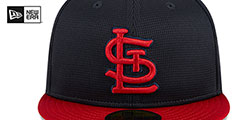 Cardinals 2024-25 BATTING PRACTICE Fitted Hat by New Era - 3rd View