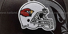 Cardinals NFL BLACK-CLASSIC FLEX Hat by New Era - 3rd View