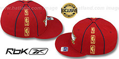 Cavaliers NBA-TRIPLESIDE Burgundy Fitted Hat by Reebok - 3rd View