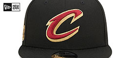 Cavaliers STATEMENT SNAPBACK Black Hat by New Era - 3rd View