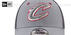 Cavaliers THE-LEAGUE GREY-POP STRAPBACK Hat by New Era - 3rd View