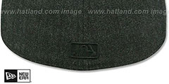 Cavaliers TOTAL TONE Heather Black Fitted Hat by New Era - 3rd View