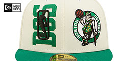 Celtics 2022 NBA DOUBLE WHAMMY DRAFT Fitted Hat by New Era - 3rd View