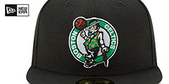 Celtics 2024 FINALS Black Fitted Hat by New Era - 3rd View