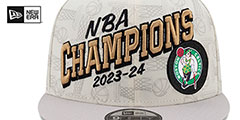 Celtics 2024 NBA CHAMPS LOCKER ROOM SNAPBACK Hat by New Era - 3rd View