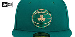 Celtics 23-24 ALTERNATE CITY-EDITION Fitted Hat by New Era - 3rd View