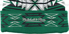 Celtics GEOTECH Knit Beanie by Mitchell and Ness - 3rd View