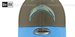 Chargers 2017 SALUTE-TO-SERVICE FLEX Green-Blue Hat by New Era - 3rd View