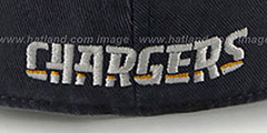 Chargers NFL FRANCHISE Navy Hat by 47 Brand - 3rd View