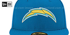 Chargers NFL TEAM-BASIC Blue Fitted Hat by New Era - 3rd View